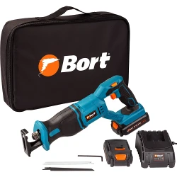 Fierastrau cu sabie cu acumulator Bort BRS-18Li-FD flexmag.md