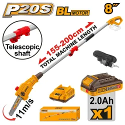 Fierastrau telescopic pe acumulator Ingco PSLI20281 (1 acumulator) flexmag.md
