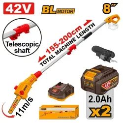 Fierastrau telescopic pe acumulator Ingco PSLI42281 (2 acumulatori) flexmag.md