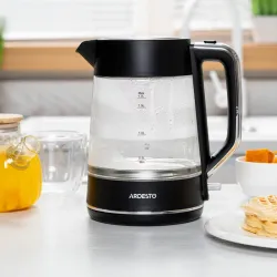 Электрический чайник Ardesto EKL-F115 черный flexmag.md