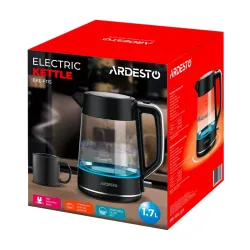 Электрический чайник Ardesto EKL-F115 черный flexmag.md