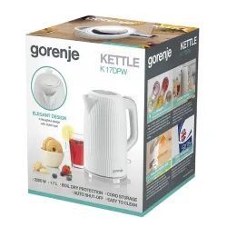Электрический чайник Gorenje K17DPW белый flexmag.md