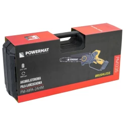 Fierestrau cu lant pe acumulator Powermat PM-MPA-2AHM (2 acumulatori) flexmag.md