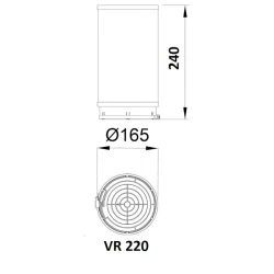 Filtru pentru hota Backer VR 220 flexmag.md