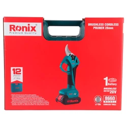 Foarfeca de gradina pe acumulator Ronix 8660 flexmag.md