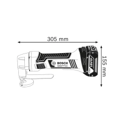 Ножницы для металла Bosch GSC18V-16 flexmag.md