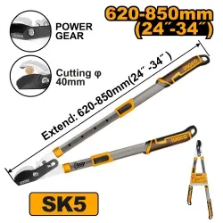 Foarfece telescopic pentru crengi Ingco HLTS7608 flexmag.md