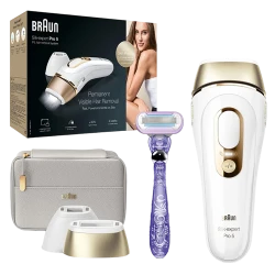 Fotoepilator Braun PL5157 Silk-expert Pro 5, Alb | Auriu flexmag.md