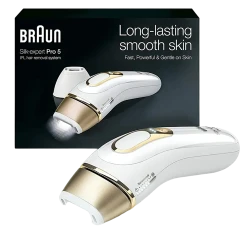 Fotoepilator Braun PL5157 Silk-expert Pro 5, Alb | Auriu flexmag.md
