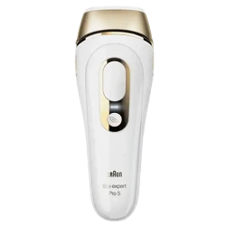 Fotoepilator Braun PL5157 Silk-expert Pro 5, Alb | Auriu flexmag.md
