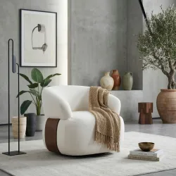 Fotoliu Deco Alovy FALV-TYC-BEG flexmag.md