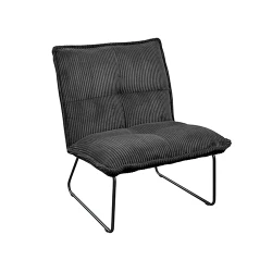 Fotoliu Deco BRONX Black Velvet flexmag.md