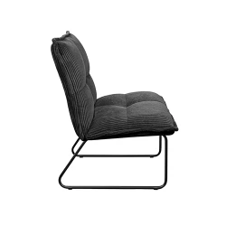 Fotoliu Deco BRONX Black Velvet flexmag.md