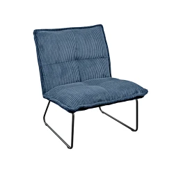 Fotoliu Deco BRONX Blue Velvet flexmag.md