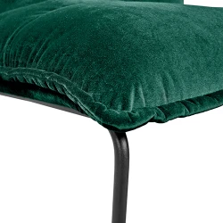 Fotoliu Deco BRONX Green Catifea flexmag.md