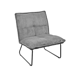 Fotoliu Deco BRONX Grey Velvet flexmag.md