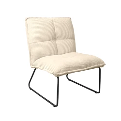 Fotoliu Deco BRONX White Velvet flexmag.md