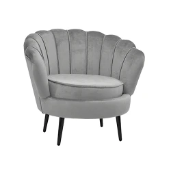 Fotoliu Deco Maggie Grey Black flexmag.md