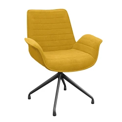 Fotoliu Deco MOON Curio 48 Yellow flexmag.md