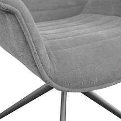 Fotoliu Deco MOON Moly 85 Grey flexmag.md