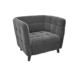 Кресло Deco W310G Бархатное темно-серое flexmag.md