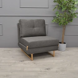 Раскладное кресло Deco LM-105 темно-серое (80 см) flexmag.md