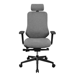 Fotoliu pentru birou Deco ARIOS Grey Stofă P038A flexmag.md