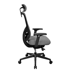 Fotoliu pentru birou Deco ARIOS Grey Stofă P038A flexmag.md