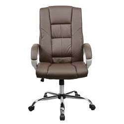 Офисное кресло Deco BX-1130 коричневое flexmag.md