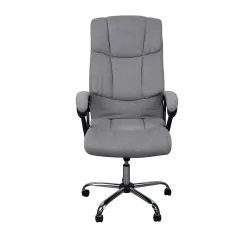 Fotoliu pentru birou Deco BX-3008 Stofa Light Grey 4 flexmag.md
