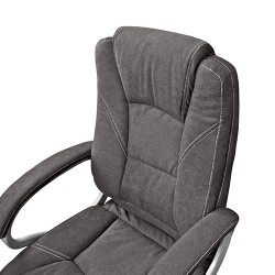 Офисное кресло Deco BX-3177 коричневое тканевое flexmag.md