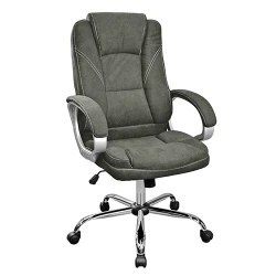 Fotoliu pentru birou Deco BX-3177 Grey Stofa flexmag.md