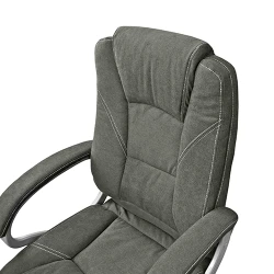 Офисный стул Deco BX-3177 серый тканевый flexmag.md