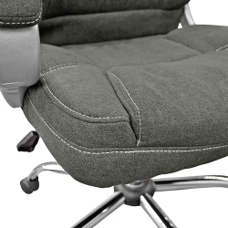 Офисный стул Deco BX-3177 серый тканевый flexmag.md