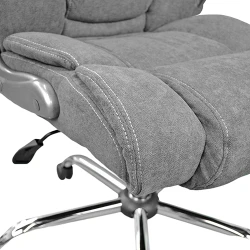 Офисное кресло Deco BX-3702 Серое тканевое flexmag.md