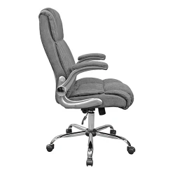 Офисное кресло Deco BX-3702 Серое тканевое flexmag.md