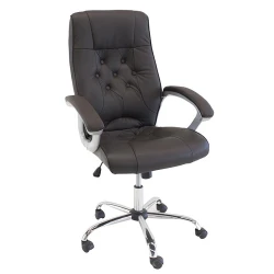 Fotoliu pentru birou Deco BX-3707 Brown (piele naturala) flexmag.md