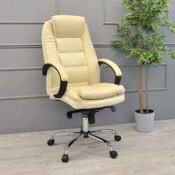 Офисное кресло Deco BX-3796 Бежевое flexmag.md
