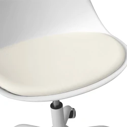 Fotoliu pentru birou Deco F-2002 White flexmag.md