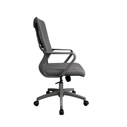 Офисное кресло Deco F-20141 A Серое сиденье+серый каркас flexmag.md
