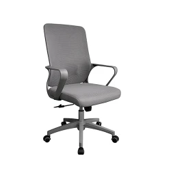 Fotoliu pentru birou Deco F-20141 A Grey Seat+Grey Frame flexmag.md