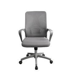 Офисное кресло Deco F-20141 A Серое сиденье+серый каркас flexmag.md