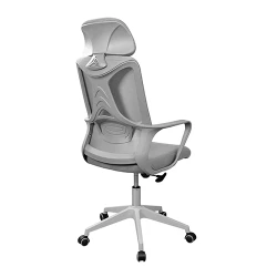 Офисный стул Deco F-20141 B серый+серый каркас flexmag.md