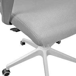 Офисный стул Deco F-20141 B серый+серый каркас flexmag.md