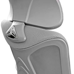 Офисный стул Deco F-20141 B серый+серый каркас flexmag.md