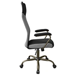 Fotoliu pentru birou Deco F-6310 Grey Black flexmag.md