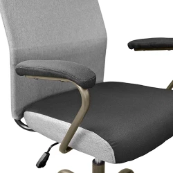 Fotoliu pentru birou Deco F-6310 Grey Black flexmag.md