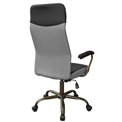Fotoliu pentru birou Deco F-6310 Grey Black flexmag.md