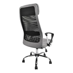 Fotoliu pentru birou Deco F-65 Grey flexmag.md