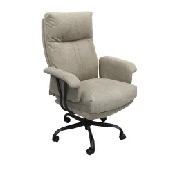 Fotoliu pentru birou Deco FBCST-ASPF-GRYBLK flexmag.md